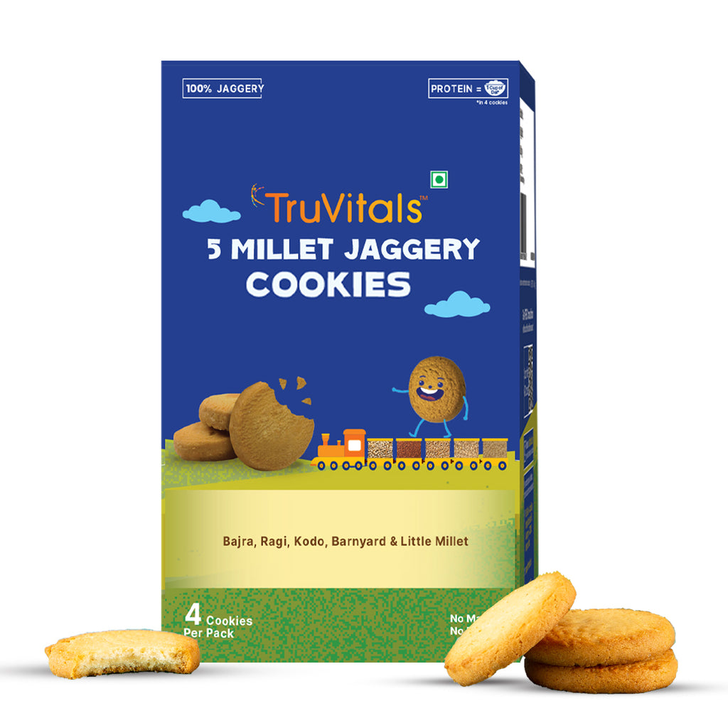 5 Millet Jaggery Cookies- Trial Pack