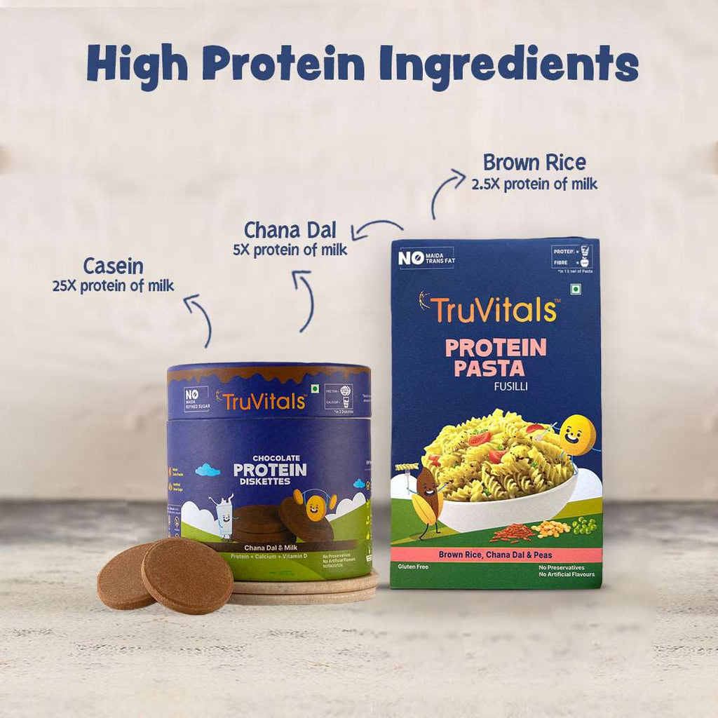 High Protein- Sweet & Savoury Combo (Protein Pasta & Protein Diskettes)